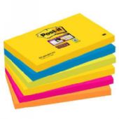 Post-it Notes 655 Rio Super Sticky 76x127mm 6 blokke a 90 blade