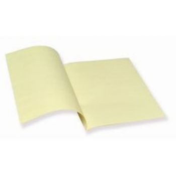 Konceptpapir omslag falset papir A4 gul
