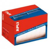 Apli etiket 67x34mm hvid 600stk