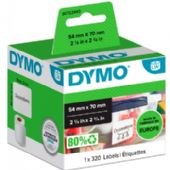 Dymo LabelWriter etiketter 54x70mm hvid