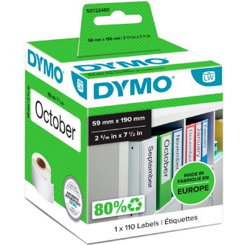 Dymo LabelWriter brevordner etiketter 59x190mm