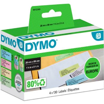 Dymo LabelWriter etiketter 89x28mm 4rl