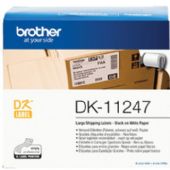 Brother papiretiket 103x164mm hvid 180stk