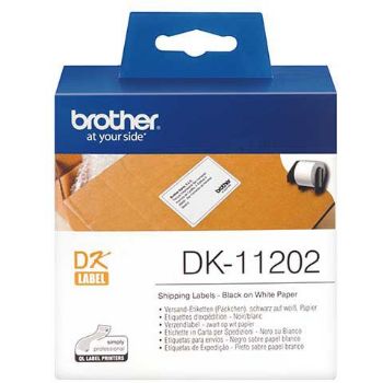 Brother etiket shippinglabel 62x100mm 300stk