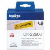 Brother DK22606 plastetiket 62mmx15m gul