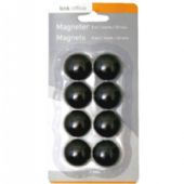 BNT magneter Ø20mm sort 8stk