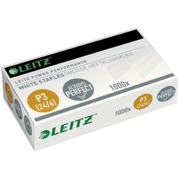 Leitz Power Performance hæfteklammer 24/6 P3 hvid
