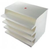Twinco Panorama tværvendt brevbakkesæt i C4 med 4 bakker i farven hvid