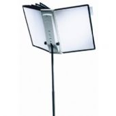 Durable SHERPA DESK CLAMP 10 registersystem bordklemme i A4 med 10 lommer i farven sort