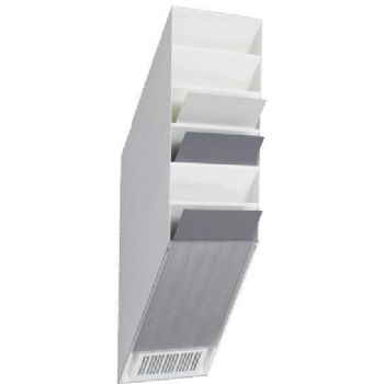 Durable FLEXIBOXX bakkesystem med 6 højformat rum i farven hvid