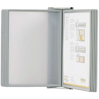 BNT registersystem vægmodel D t/10 lommer A4 grå