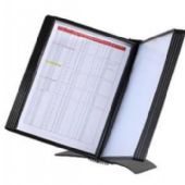 BNT EASYMOUNT registersystem bordmodel til 10 lommer i A4 sort