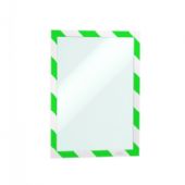 Durable Duraframe Security magnetramme A4 grøn/hvid