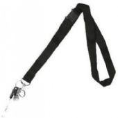 BNT Halsbånd til ID-kort nylon sort 1,5x90 cm