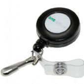 BNT Kortholder yoyo sort 70 cm M/klemme og karabinhage