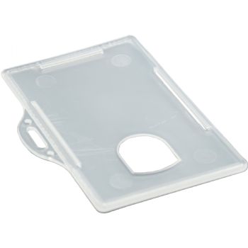 Kortholder med plads til 1 plastikkort uden clips