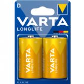 VARTA LONGLIFE D-batterier LR20 2 stk