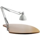 Glamox Luxo L1 lampe med bordklemme i hvid