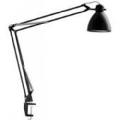 Glamox Luxo L1 lampe med klemme i sort