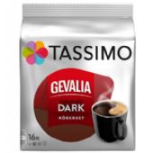Gevalia Dark Tassimo kaffekapsler 16 stk