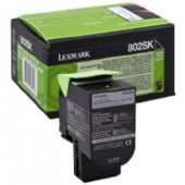 Lexmark toner 802SK Black 2500 sider  80C2SKO
