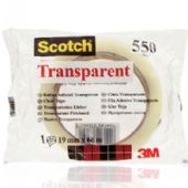 Tape Scotch 3M 550, 19mm x 66m, klar