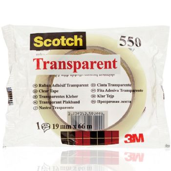 Tape Scotch 3M 550, 19mm x 66m, klar