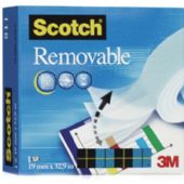 Scotch Magic Tape 811 - Flytbar 19 mm 33 m