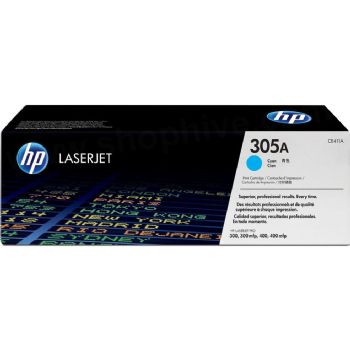 Lasertoner HP Color LaserJet 305A, cyan