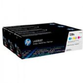 HP toner CYM tri-pack 371AM 128A