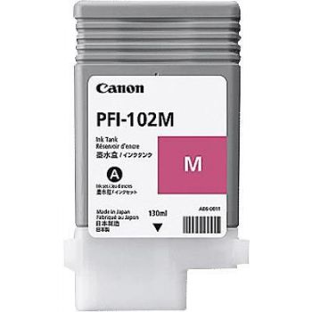 Canon PFI-102M 0897B001AA Magenta Blækpatron, 130 ml