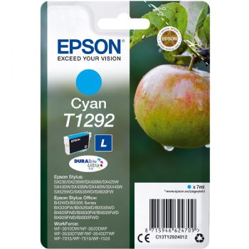 Blækpatron Epson T1292 Cyan Ink Cartridge, High Capacity
