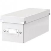 Leitz Click & Store CD-boks i farven hvid