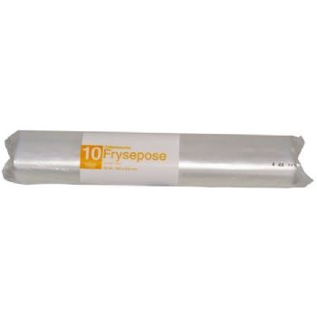 Catersource Frysepose med skrivefelt 10L 28x53cm klar 50stk