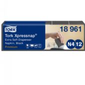 Tork 18961 Xpressnap Premium Extra Soft dispenserservietter 2-lags N4 Sort 1000 stk