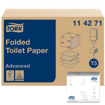 Tork 114271 Advanced T3 toiletpapir 19x11cm 8712ark