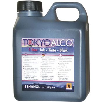 Tokyo Alco skilteblæk 1 ltr sort