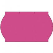WhiteLabel Prisetiketter permanent 26x16mm pink 1200stk