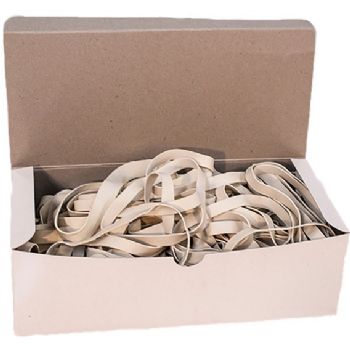Gummibånd eller elastik 200 x 5,0 mm, 500 g, hvid