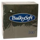 BulkySoft 40x40cm servietter sort 100stk