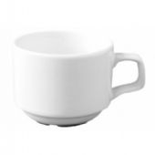 WhiteLabel Classic porcelæn kop 20cl hvid 12stk