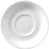 WhiteLabel Classic porcelæn underkop 15cm hvid 12stk