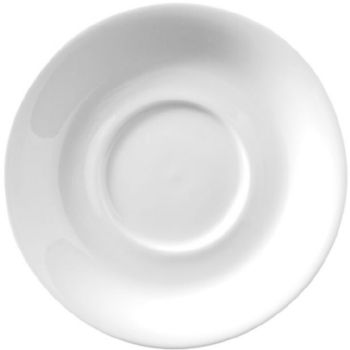 WhiteLabel Classic porcelæn underkop 15cm hvid 12stk