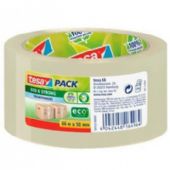 Tesapack emballagetape EcoLogo 50mm x 66m transparent