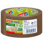 Tesapack emballagetape EcoLogo 50mm x 66m brun