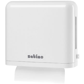 Satino Interfold Small håndklædeark-dispenser hvid
