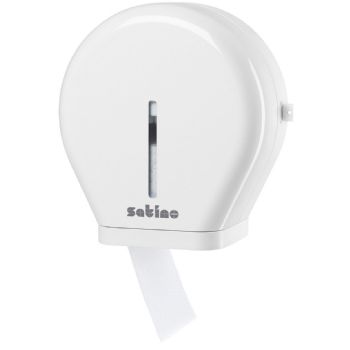 Satino Jumbo Small dispenser t/toiletpapir hvid