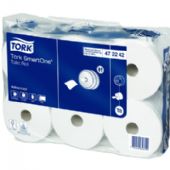 Toiletpapir T8-T9 SmartOne Mini Adv. 2-Lags Hvid 6 ruller