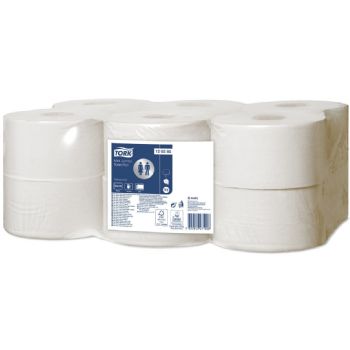 Tork 120280 Advanced T2 Mini Jumbo 2lags toiletpapir 12 ruller