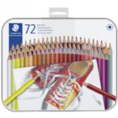 Staedtler farveblyanter i metalæske med 72 blyanter